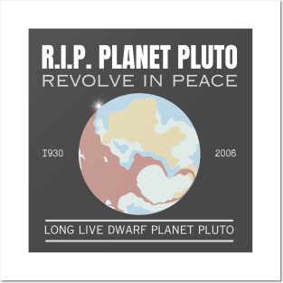 R.I.P. Pluto Posters and Art